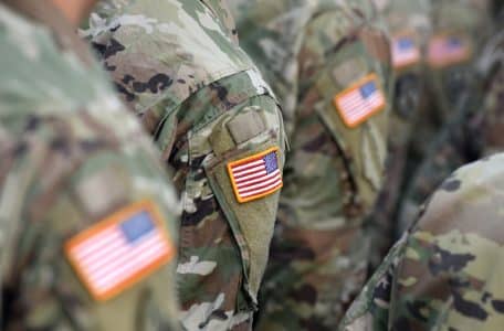 military personnel in US forms