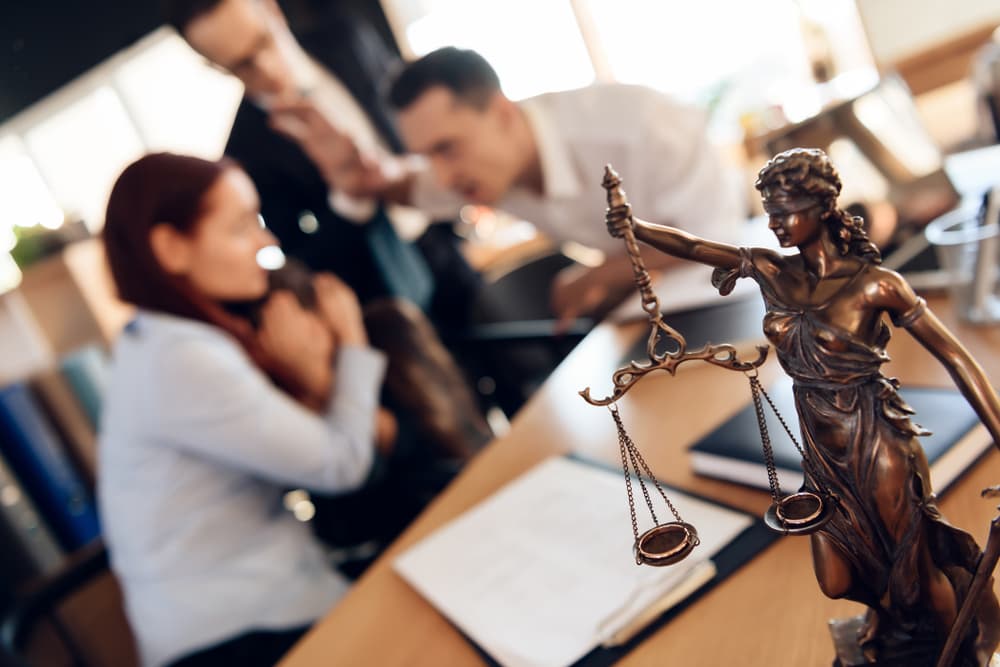Child custody process in lawyer's offce